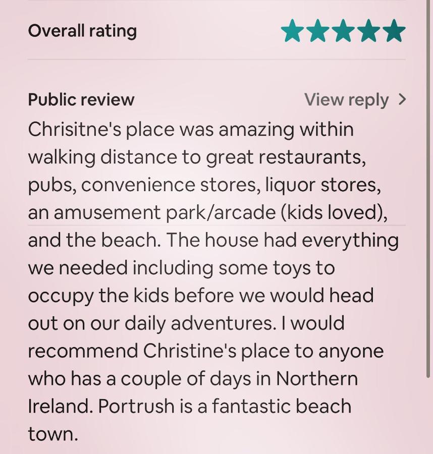 Ridge Cottage Portrush Luaran gambar